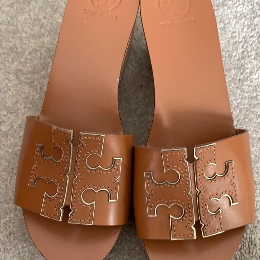 Tory Burch Brown Platform Sandal Size 7